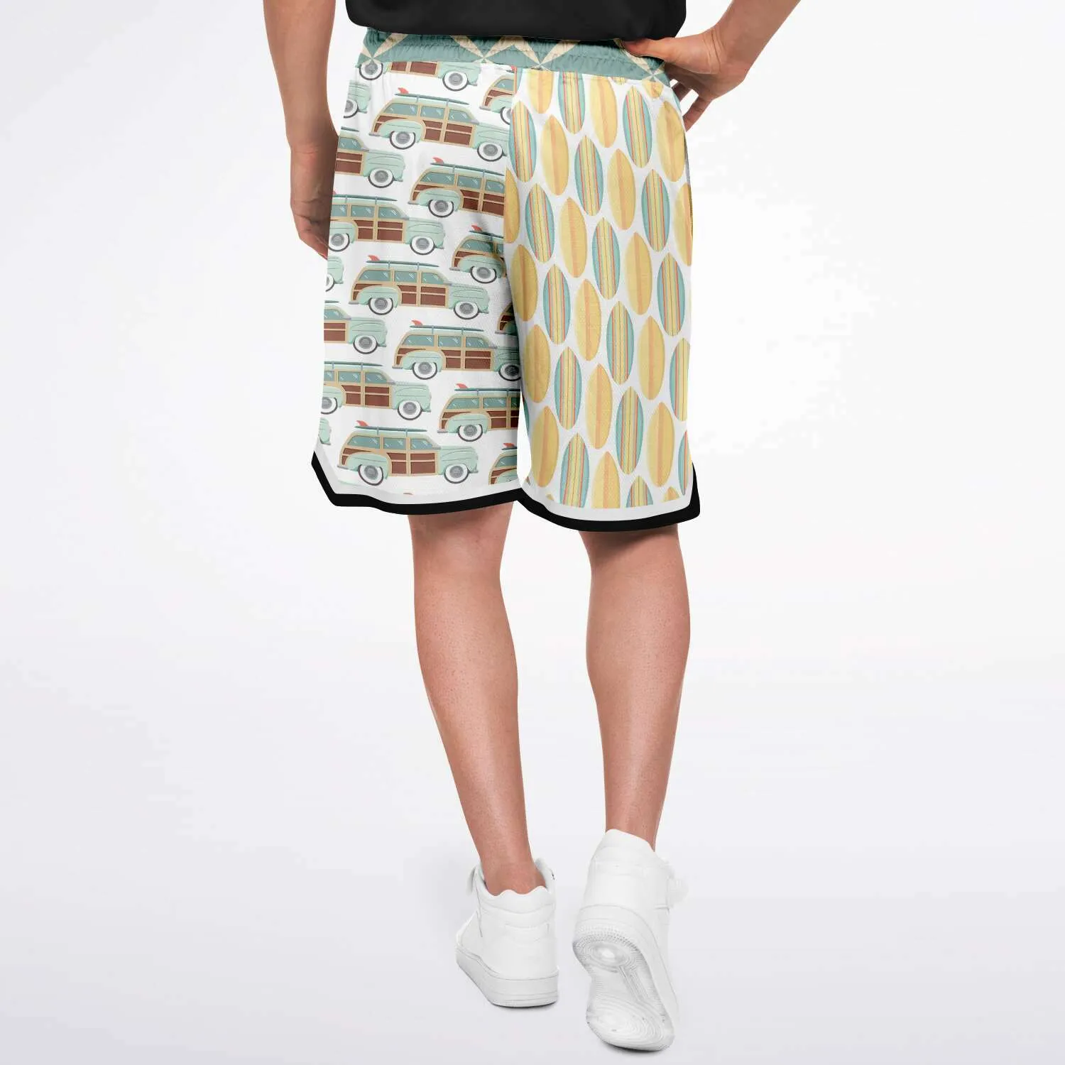 Surf's Up Unisex Basketball Shorts