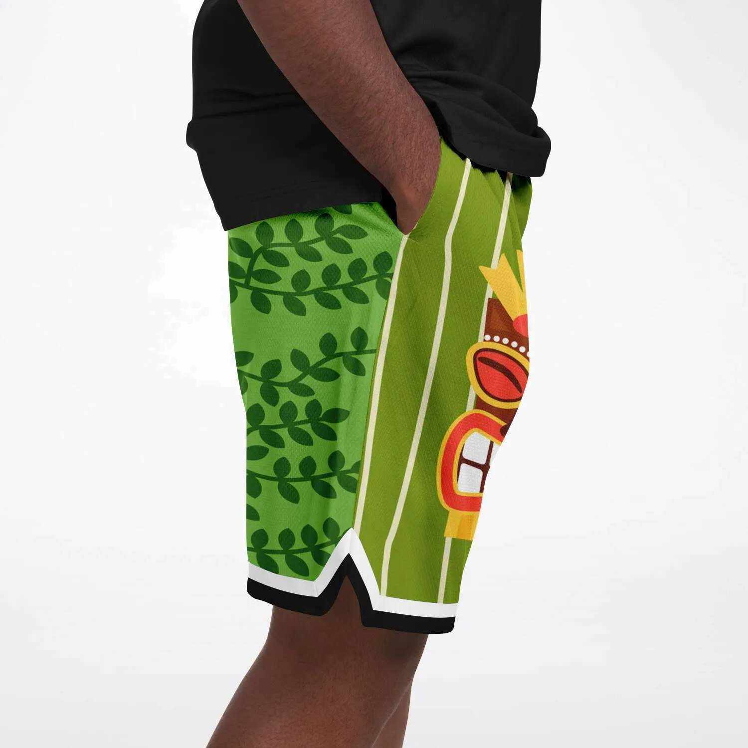 The Tiki God Unisex Basketball Shorts