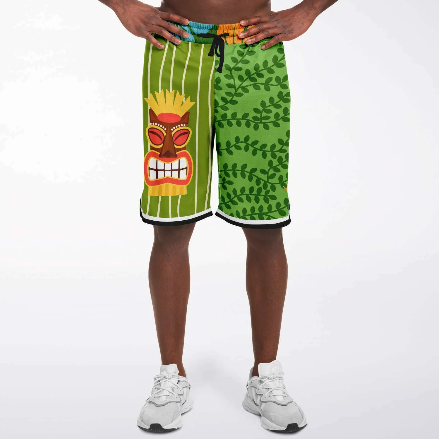 The Tiki God Unisex Basketball Shorts