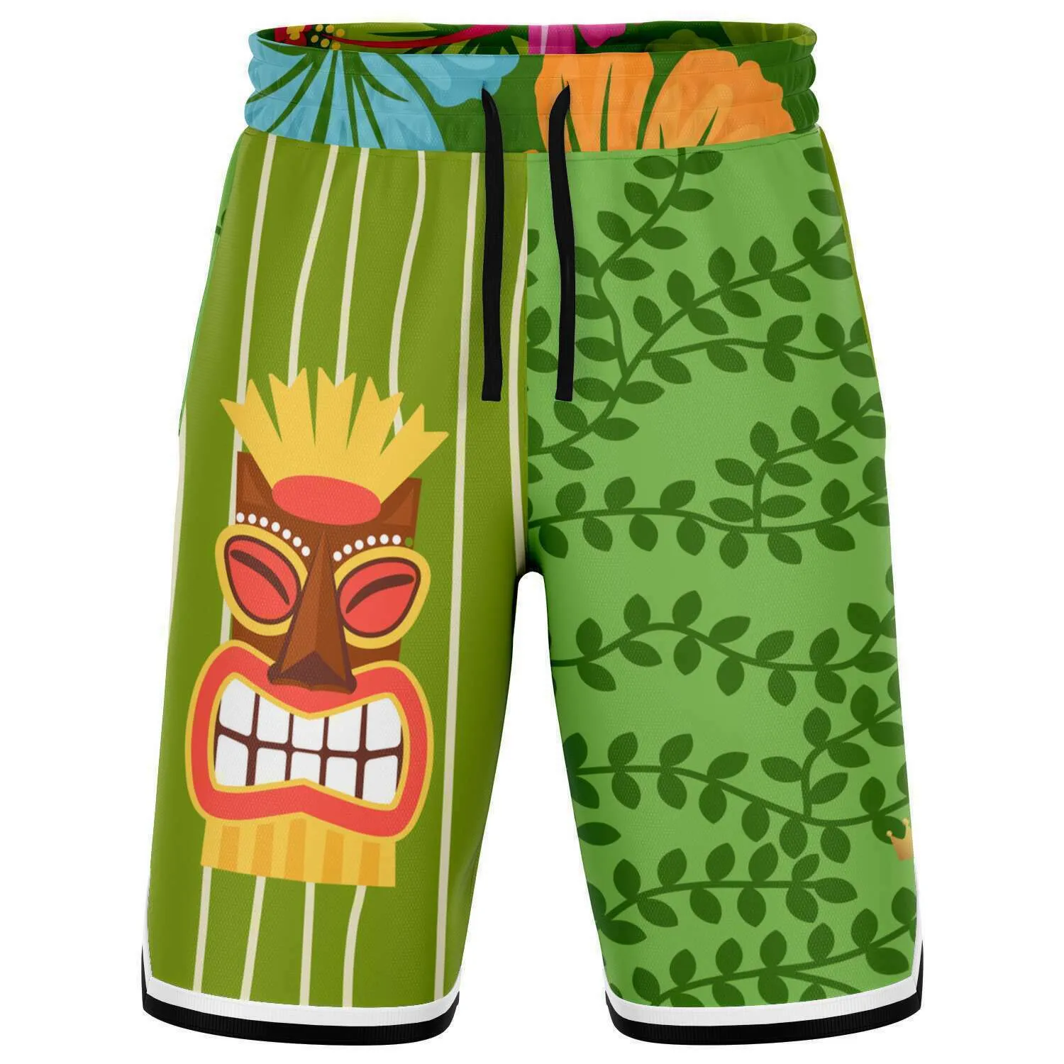 The Tiki God Unisex Basketball Shorts