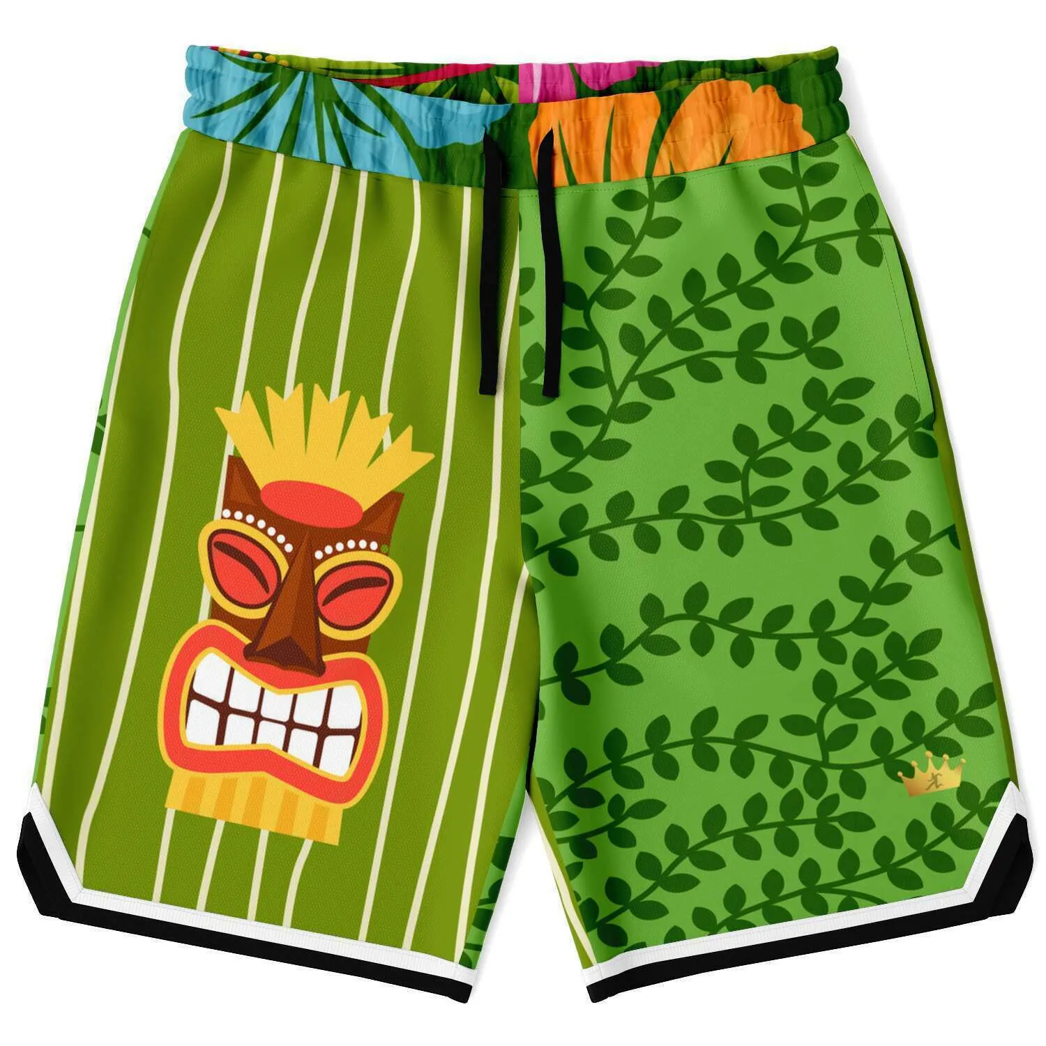 The Tiki God Unisex Basketball Shorts