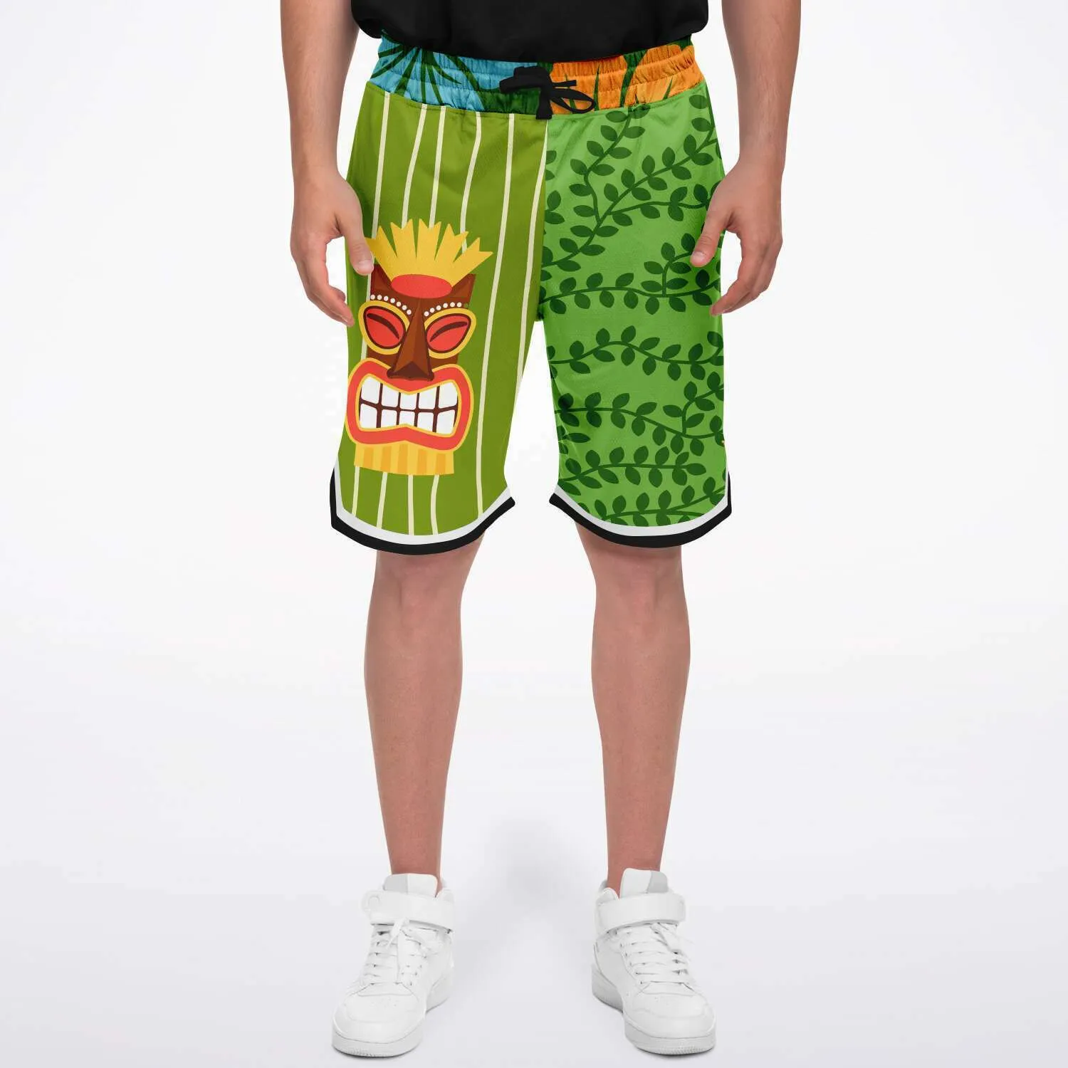 The Tiki God Unisex Basketball Shorts