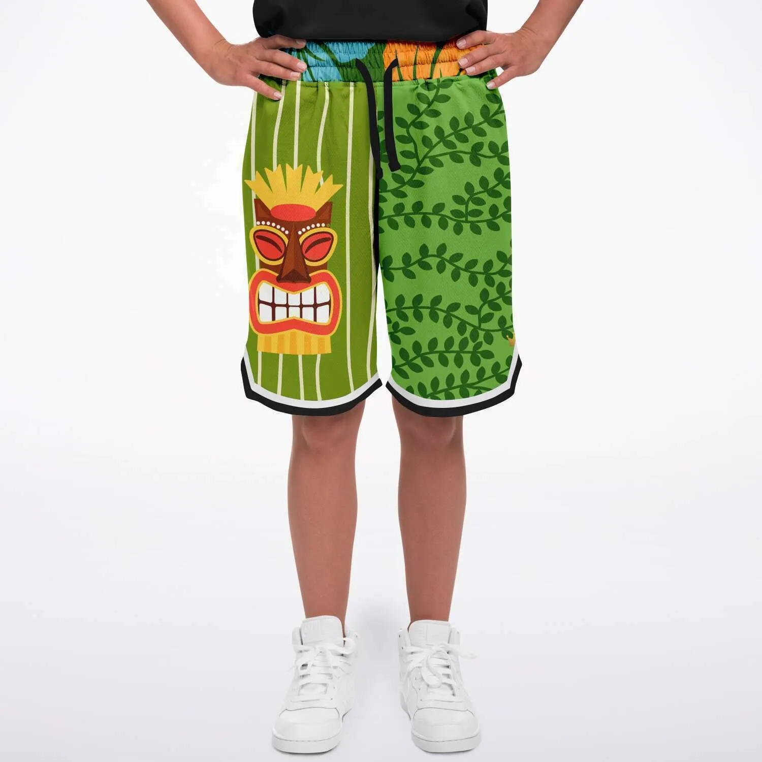 The Tiki God Unisex Basketball Shorts