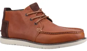 TOMS Navi Moc Mens Leather Lace Up Chukka Boot