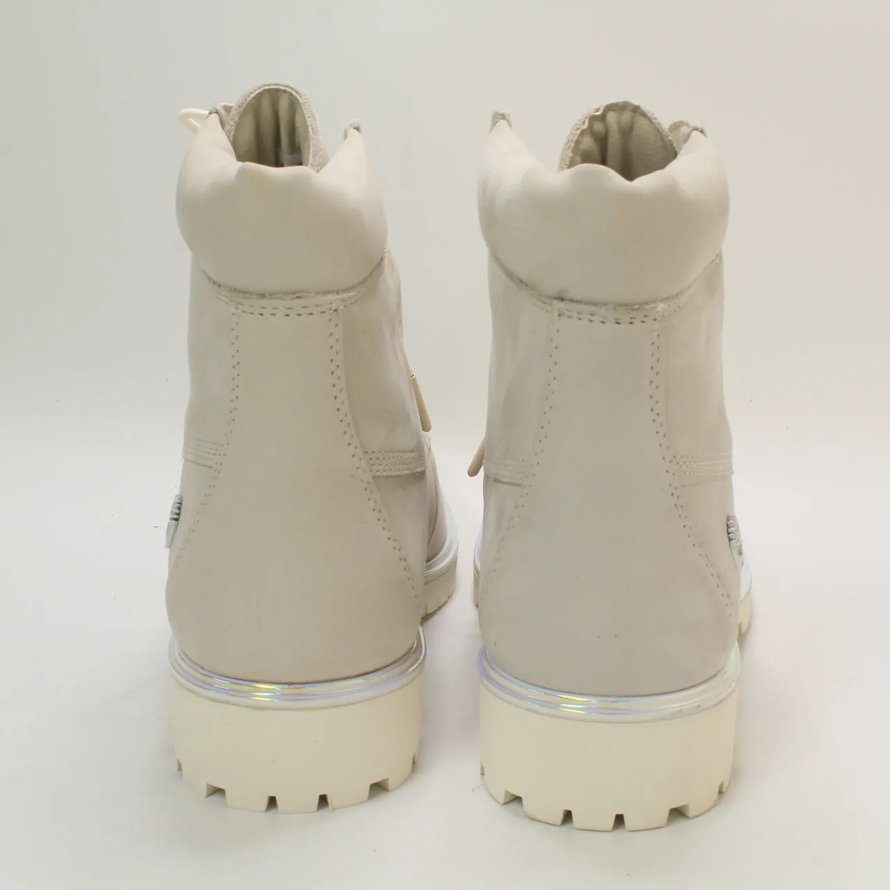 Womens Timberland Lyonsdale Boots Cream Irridescent Uk Size 6