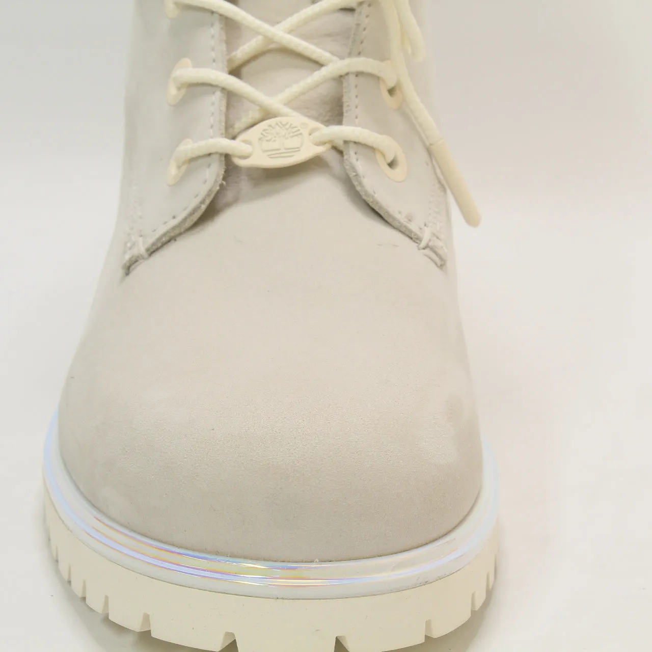 Womens Timberland Lyonsdale Boots Cream Irridescent Uk Size 6